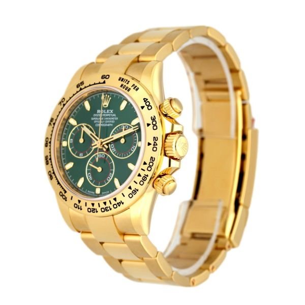Lux Watches AAA replica Rolex automatic watch Gold Green