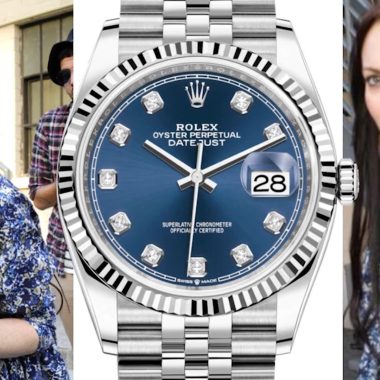Female celebrities wearing Rolex watches